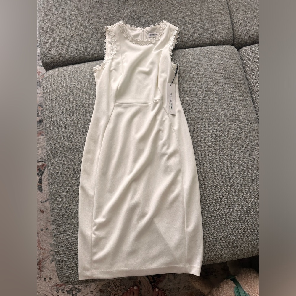 Calvin Klein White Dress